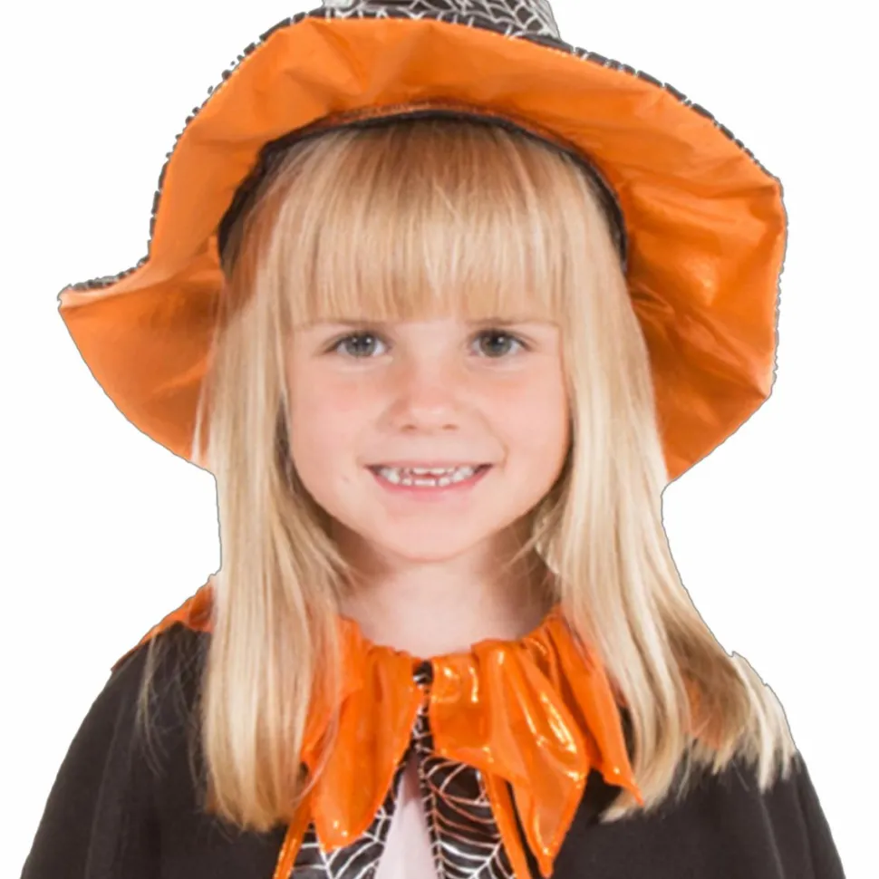 Heksekappe- og hat, str. 3-7 år