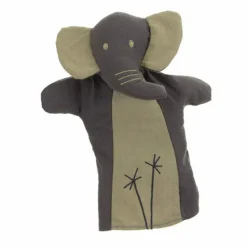 Hånddukke 30 cm - Elefant