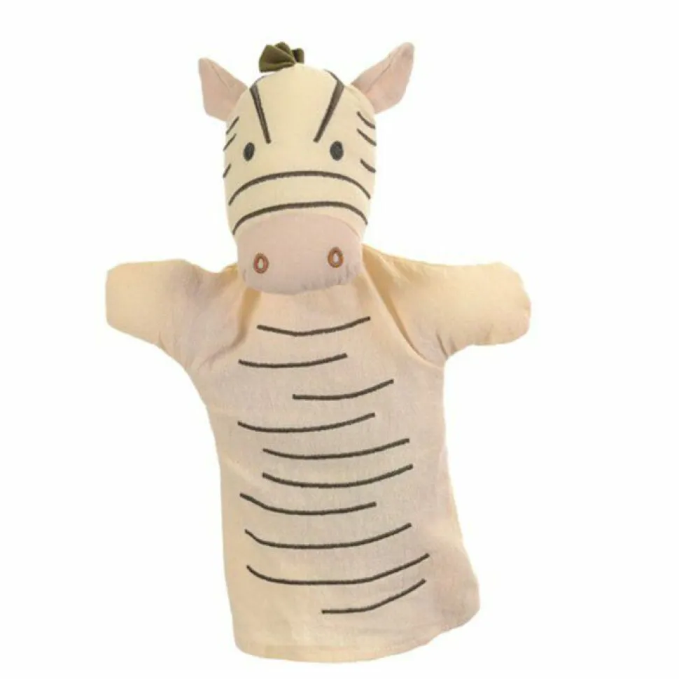 Hånddukke 30 cm - Zebra