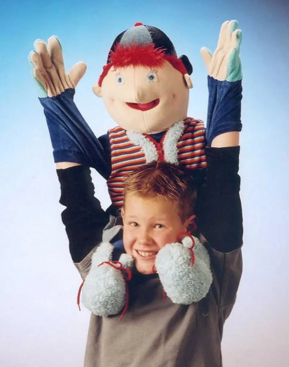 Hånddukke Phil, 70 cm.