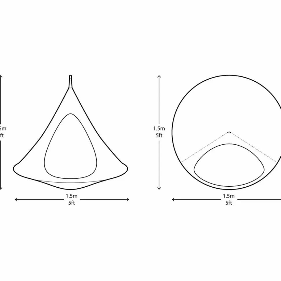 Hængehule Ø150 cm - Earth