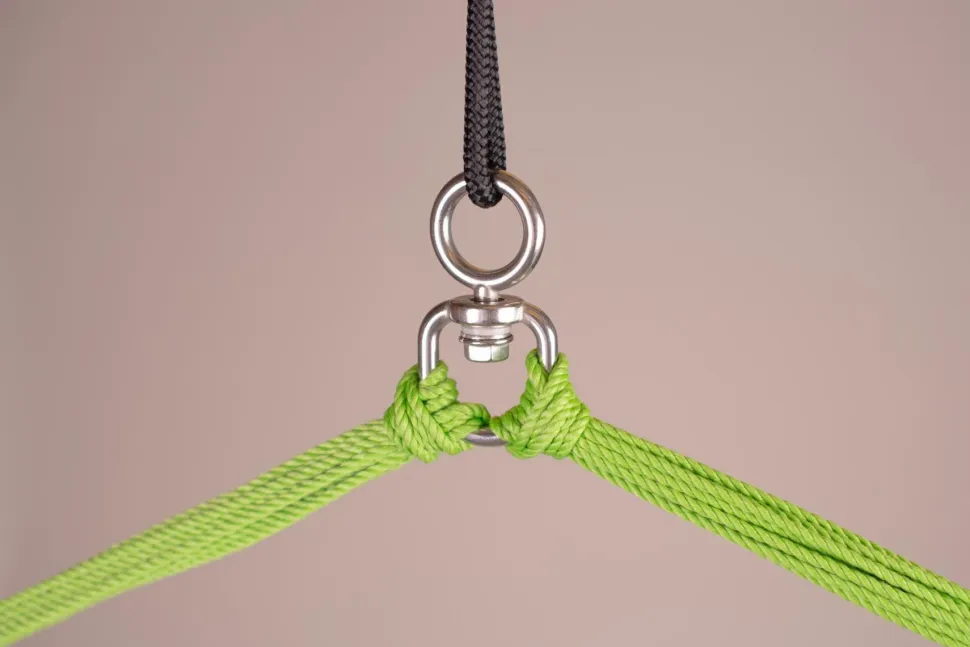 Hængekøjestol single outdoor - Lime