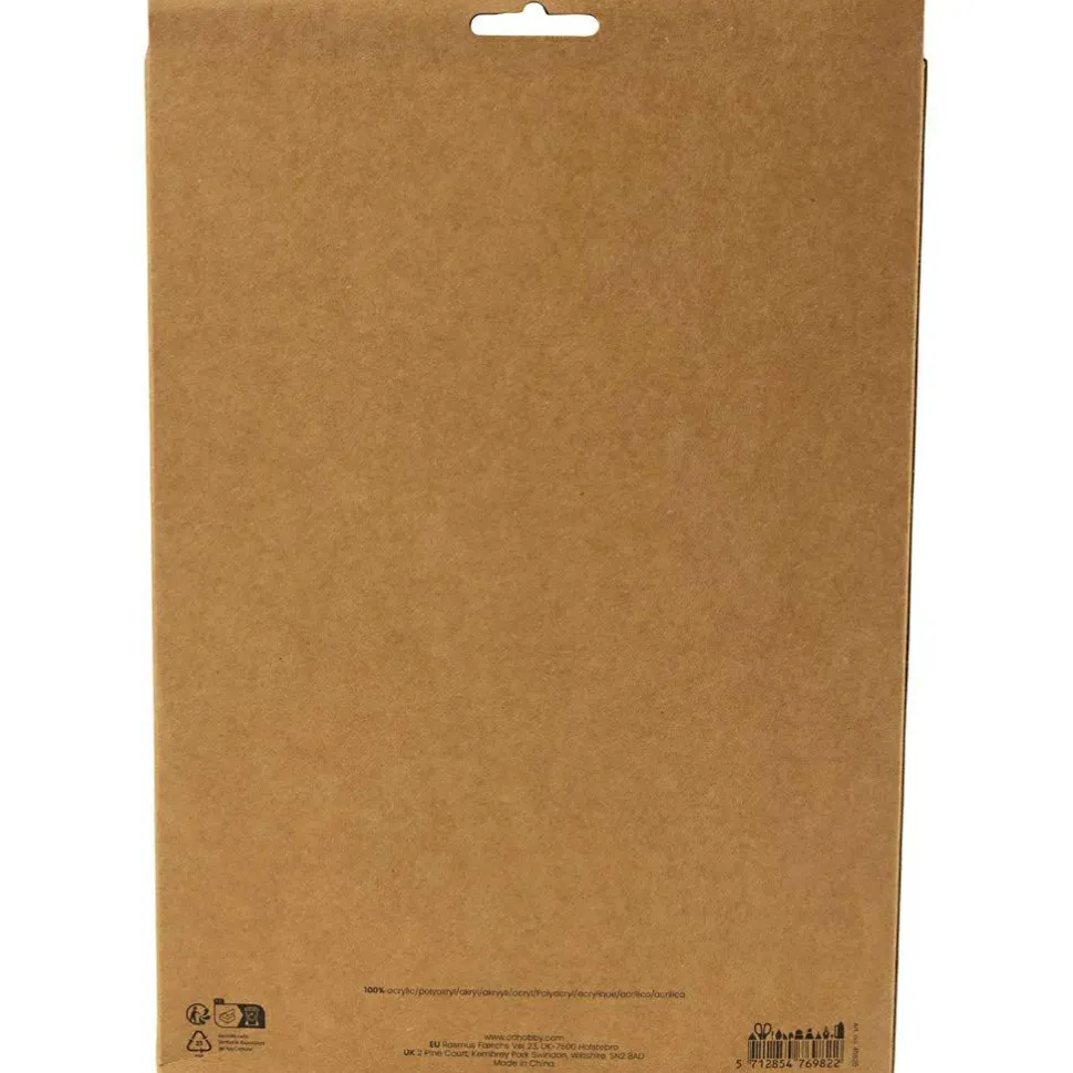 Hobbyfilt A4 - Natur, 10 ark
