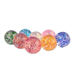 Hoppebolde Ø 3,2 cm - Glitter, 7 stk