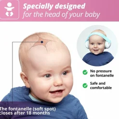 Høreværn Muffy Baby 1-3 år - Pink