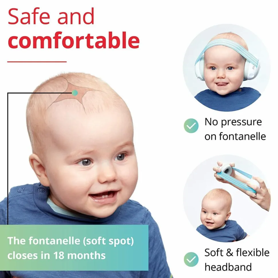 Høreværn Muffy Baby 1-3 år - Sort