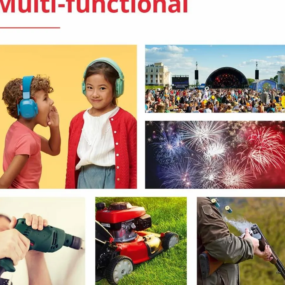 Høreværn Muffy Kids 5-12 år - Mint