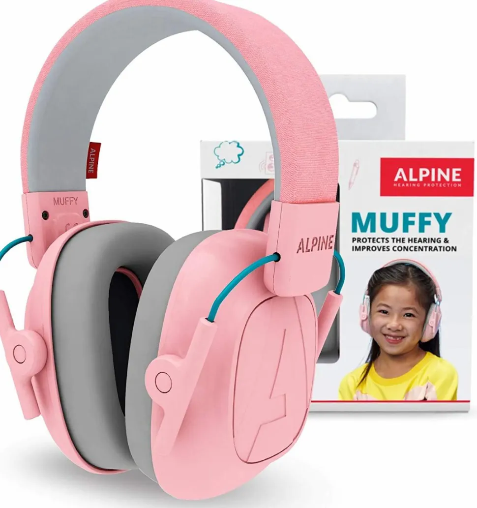 Høreværn Muffy Kids 5-12 år - Pink