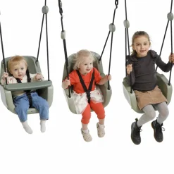 3-i-1 babygynge - Antracit (sort reb)