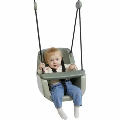 3-i-1 babygynge - Salviegrøn (sort reb)