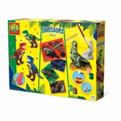 3-i-1 kreativitetssæt - Dinosaurer