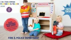 2-i-1 legestation - Brandstation & politistation