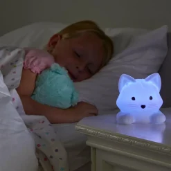 2-i-1 natlampe og åndedrætsguide, Luna