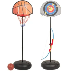 2-i-1 stander m. basketkurv og bueskydning
