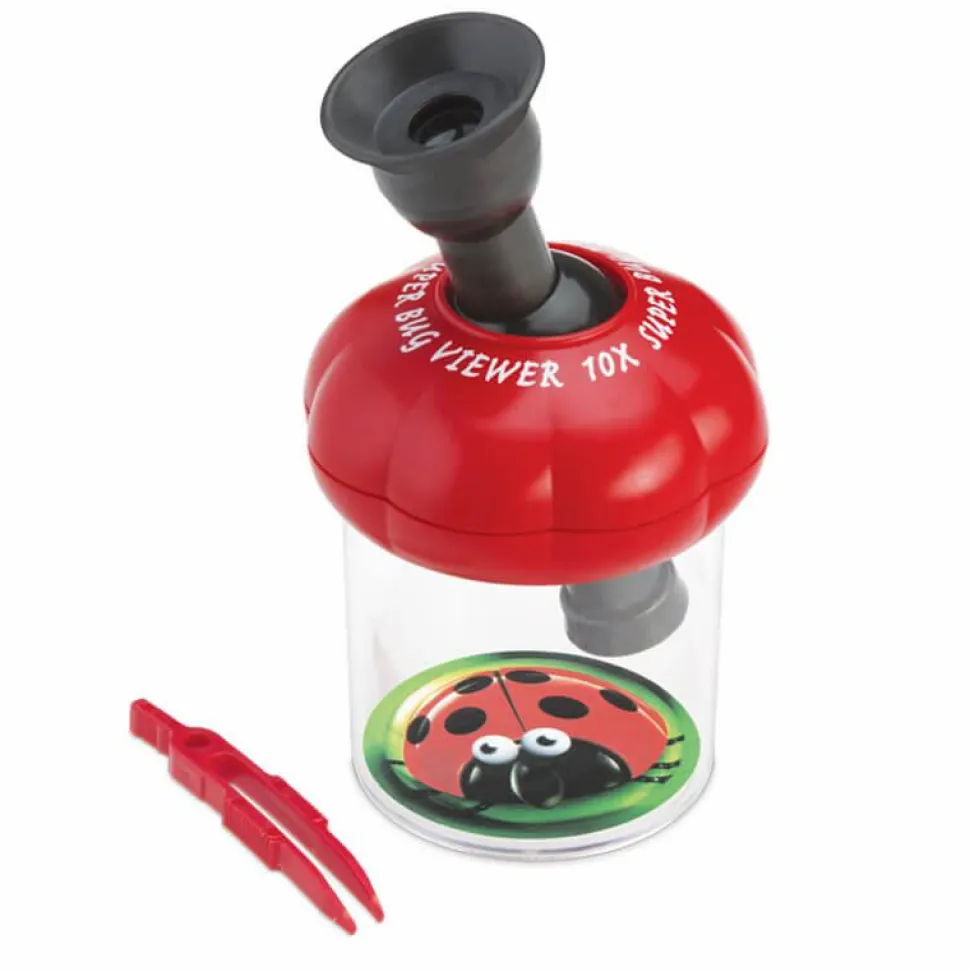 Insektglas inkl. mikroskop og pincet (ass.)