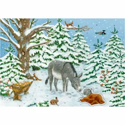 Julekalender m. klistermærker - Det lille æsel