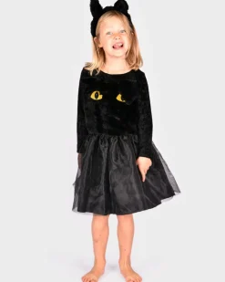 Kattekjole- og ører, str. 4-6 år