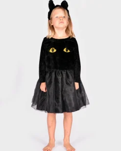 Kattekjole- og ører, str. 4-6 år