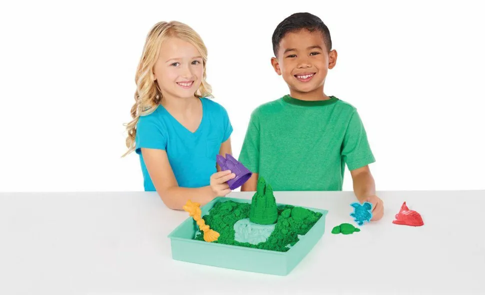 Kinetic Sand® - Sandbox grøn, 454 gram