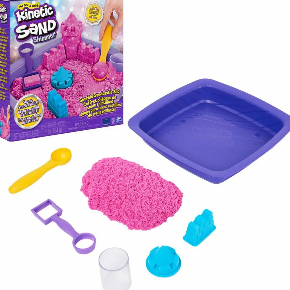 Kinetic Sand® - Sparkling Sandcastle, pink