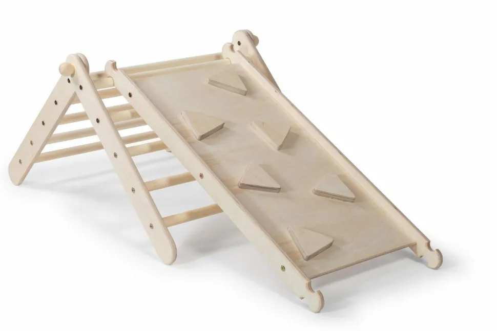 Kletterling 2-i-1 klatre- & rutsjeplade, 100 cm