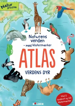 Klistermærkebog - Atlas, Verdens dyr