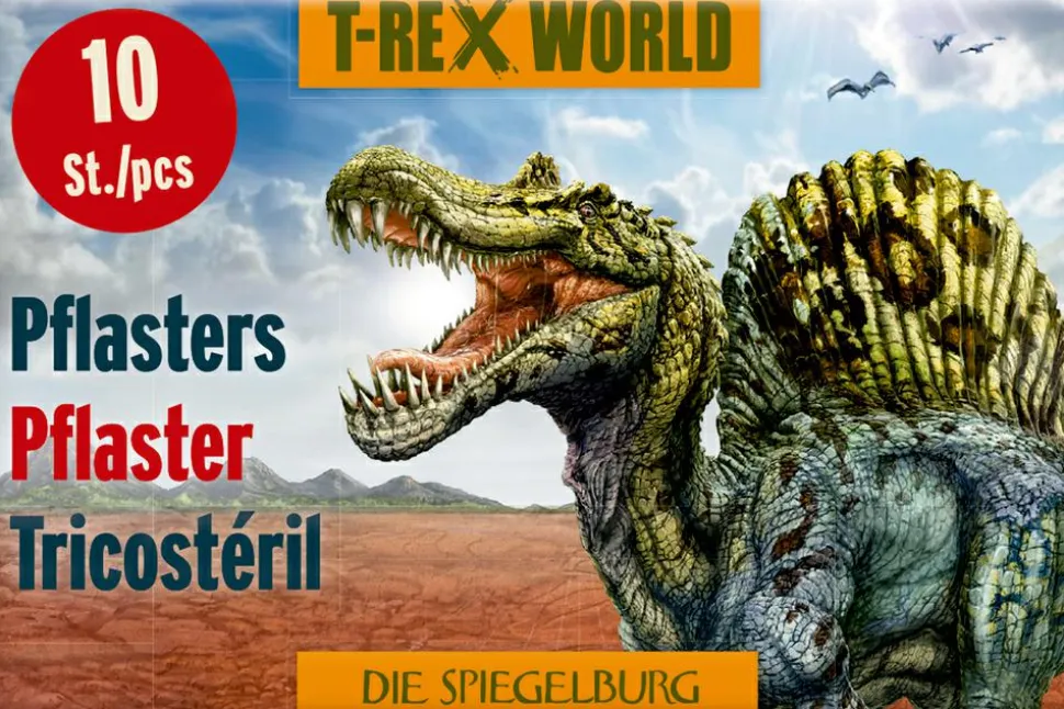 Kompetenceplaster - Dinosaurer, 10 stk