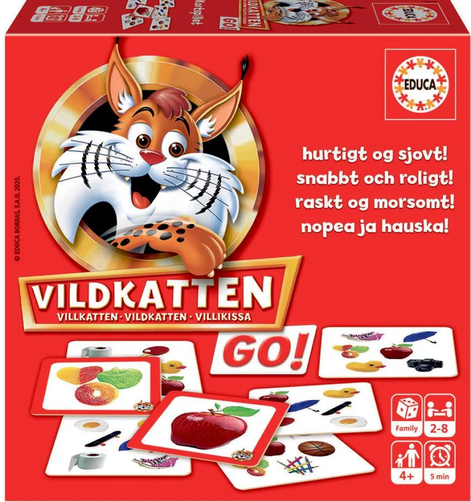 Kortspil - Vildkatten GO!
