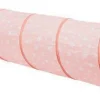 Kravletunnel med stjerner, rosa