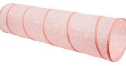 Kravletunnel med stjerner, rosa