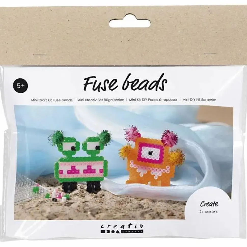 Krea-Monster - Lav 3D-monstre med rørperler