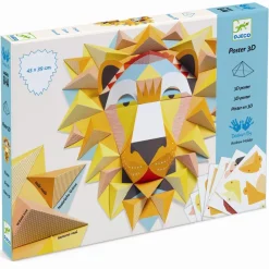 Kreativ med papir - 3D løve