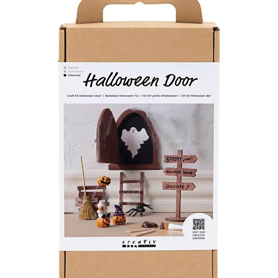Kreativitetssæt - Lav en Halloween dør