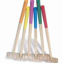 Kroketspil med 6 køller - L: 85 cm