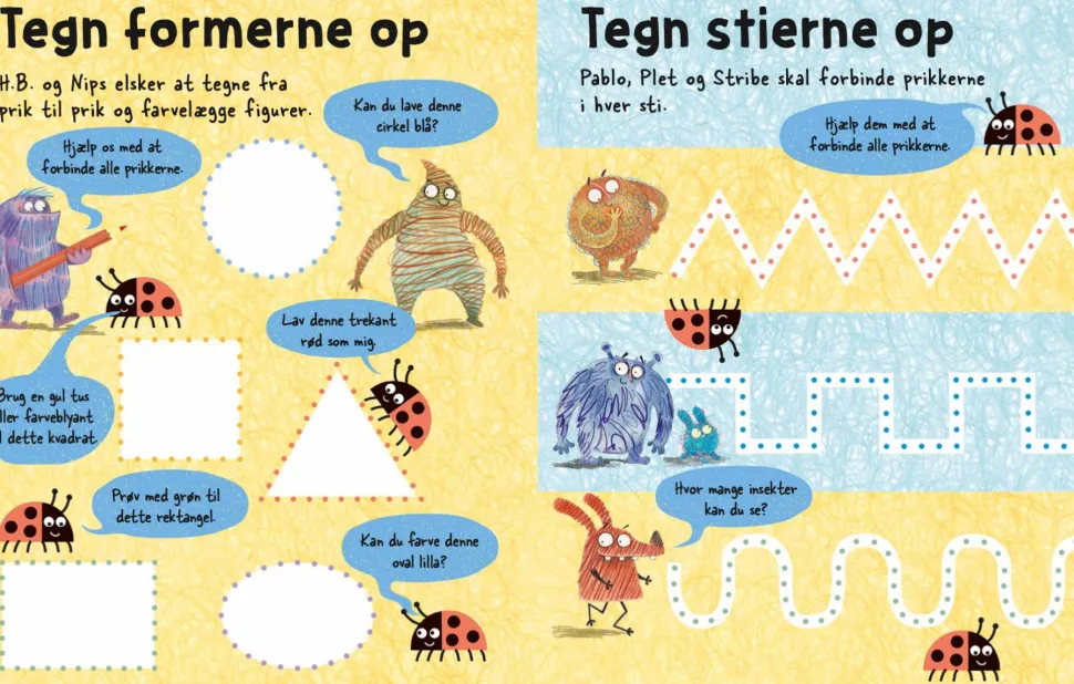 Krussedullemonstrene - Prik til prik