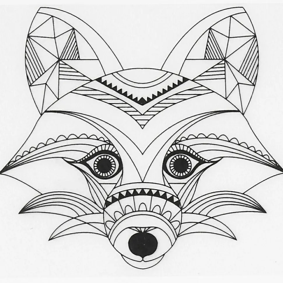 Krympeplast m. motiver - Vilde dyr, 4 ark
