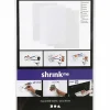 Krympeplast transparent mat - 20x30 cm, 4 ark
