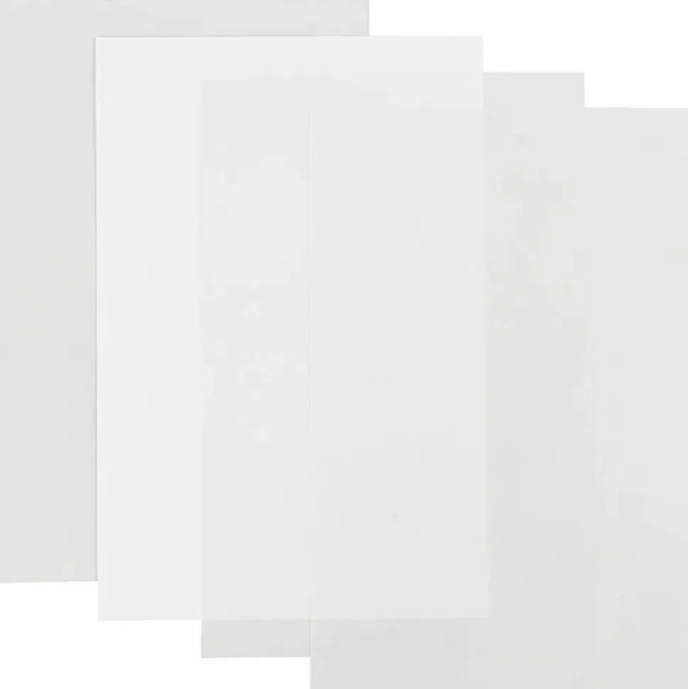 Krympeplast transparent mat - 20x30 cm, 4 ark