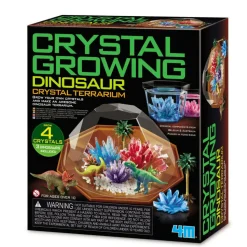 Krystaldyrkning - Dinosaurterrarium