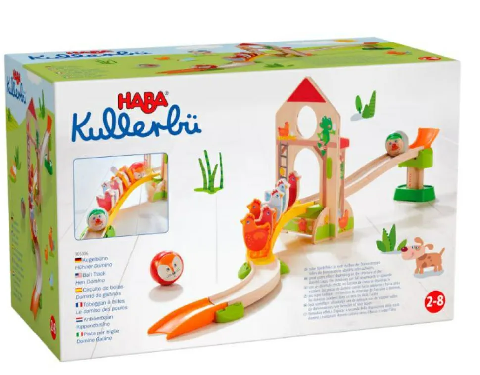 Kullerbü kuglebane - Hønsegård m. dominoeffekt