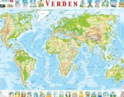 Larsen puslespil - Verdenskort
