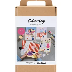 Lav collager med blomstermotiver