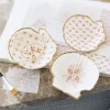 Lav decoupage muslingeskaller, 3 stk