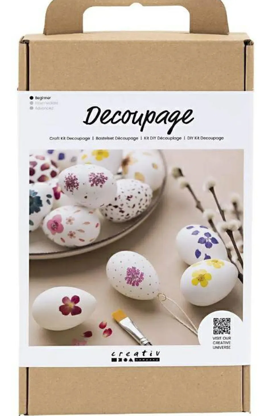 Lav decoupage påskeæg