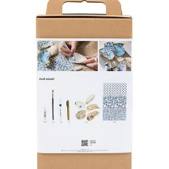 Lav decoupage østersskaller, 5 stk