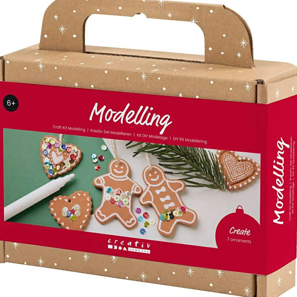 Lav juleophæng - Honningkage-figurer, 7 stk