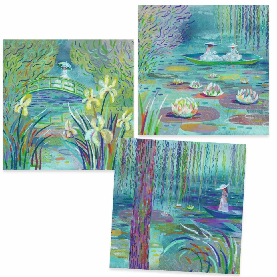 Lav kunst som Claude Monet