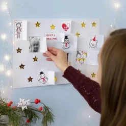 Lav selv julekalender (blank), 5 stk