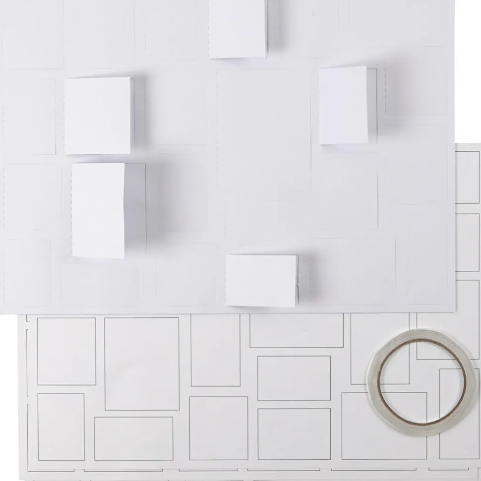 Lav selv julekalender (blank), 5 stk