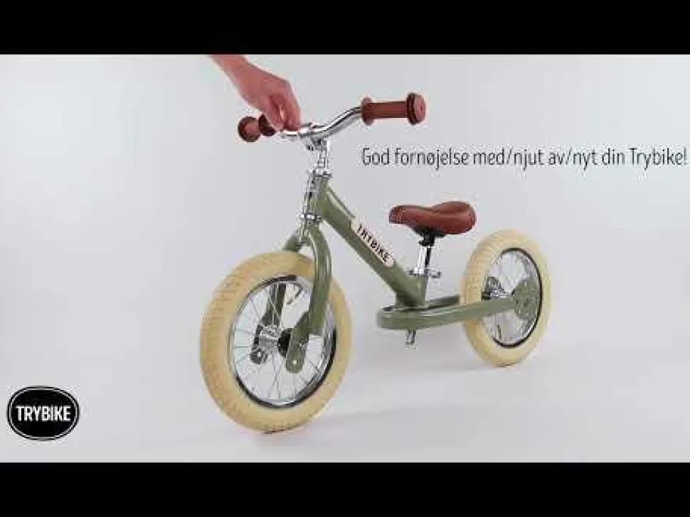 Løbecykel - Trybike med to hjul, Antracitgrå